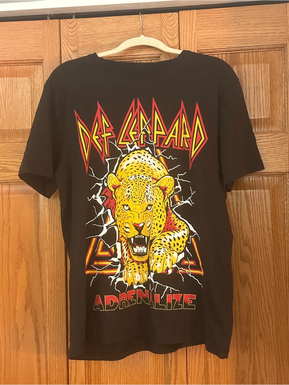 OLD NAVY NWT Def Leppard Black 'Adrenalize' Graphic Tee | Size Large